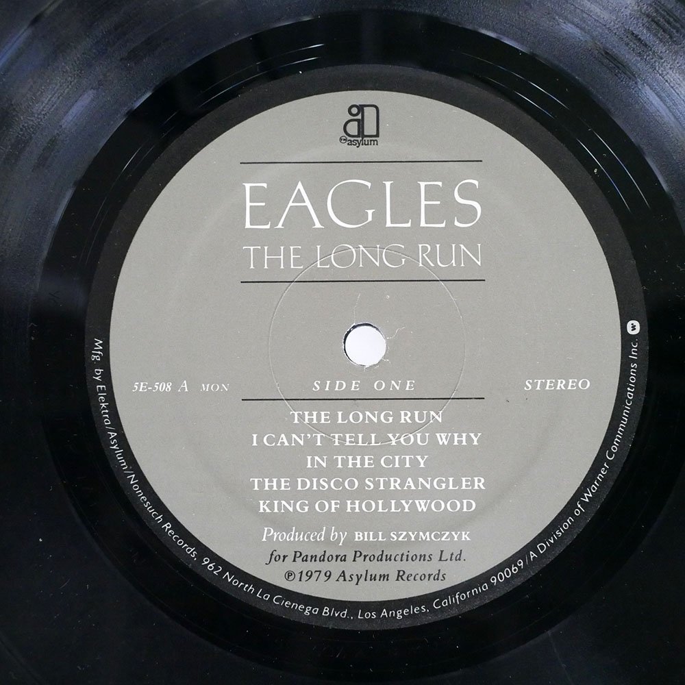 米 EAGLES/LONG RUN/ASYLUM 5E508 LP_画像2