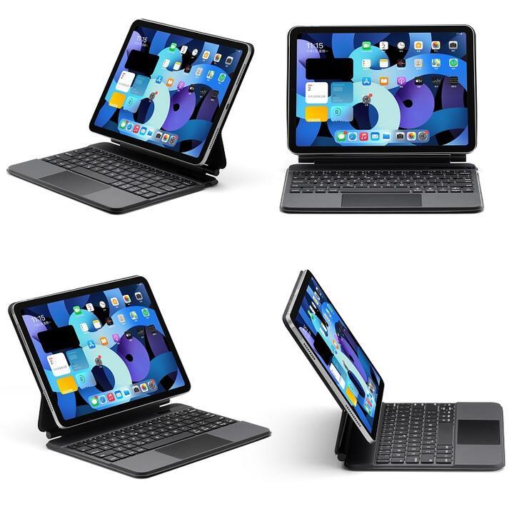 値引きする iPad 10.9インチ 黒 スタンド機能 七彩バックライト