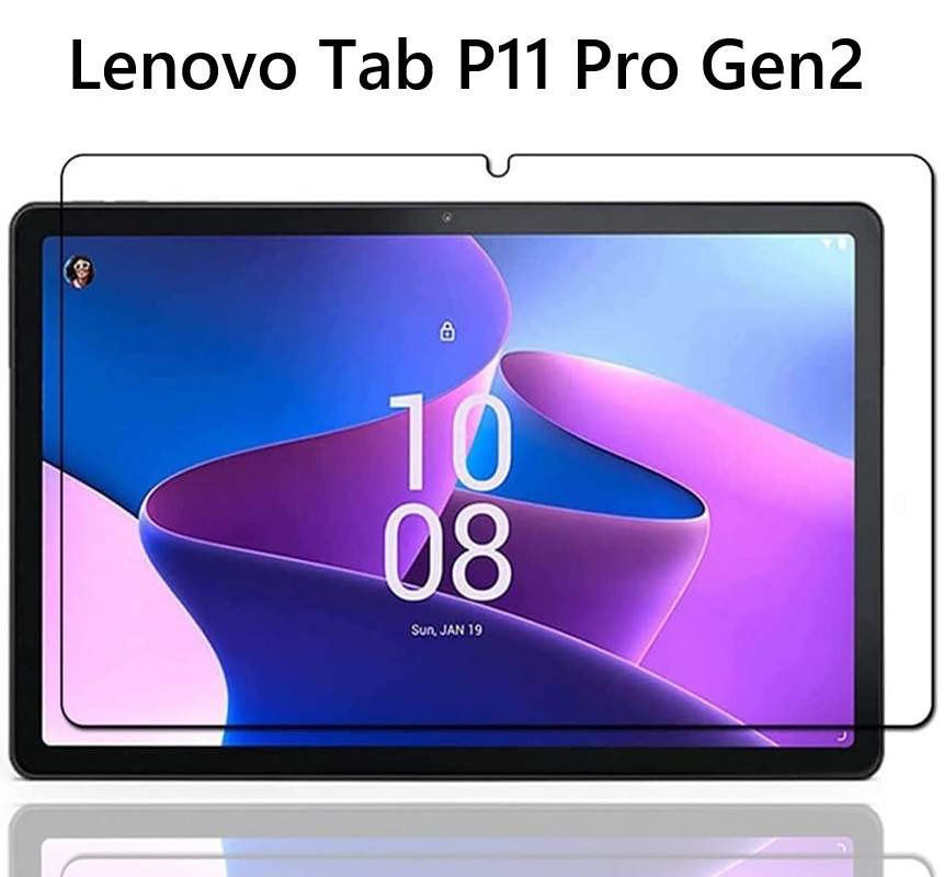 Lenovo Tab P11 Pro Gen2/11.2インチ/LAVIE T11 用ガラス液晶フィルム ラウンドエッジ加工 飛散防止 目の保護 クリア_画像1