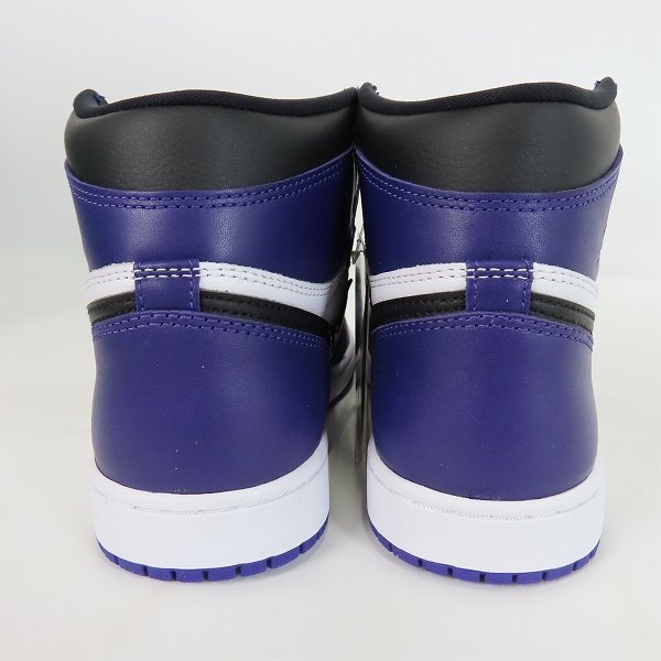 【未使用】NIKE/ナイキ AIR JORDAN 1 RETRO HIGH OG COURT PURPLE/エアジョーダン1 コートパープル 555088-500/26 /080_画像2