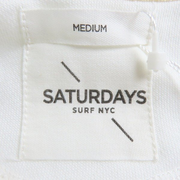 ☆（4）【未使用】SATURDAYS SURF NYC/サタデーズ サーフ ニューヨーク プルオーバーパーカー/M /060_画像3