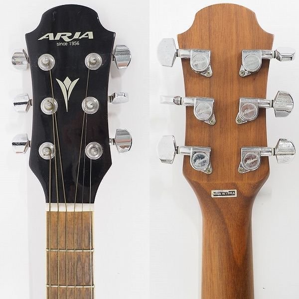 ★Aria/アリア AMB-35S BLS エレアコ/アコースティックギター/アコギ 同梱×/160_画像3