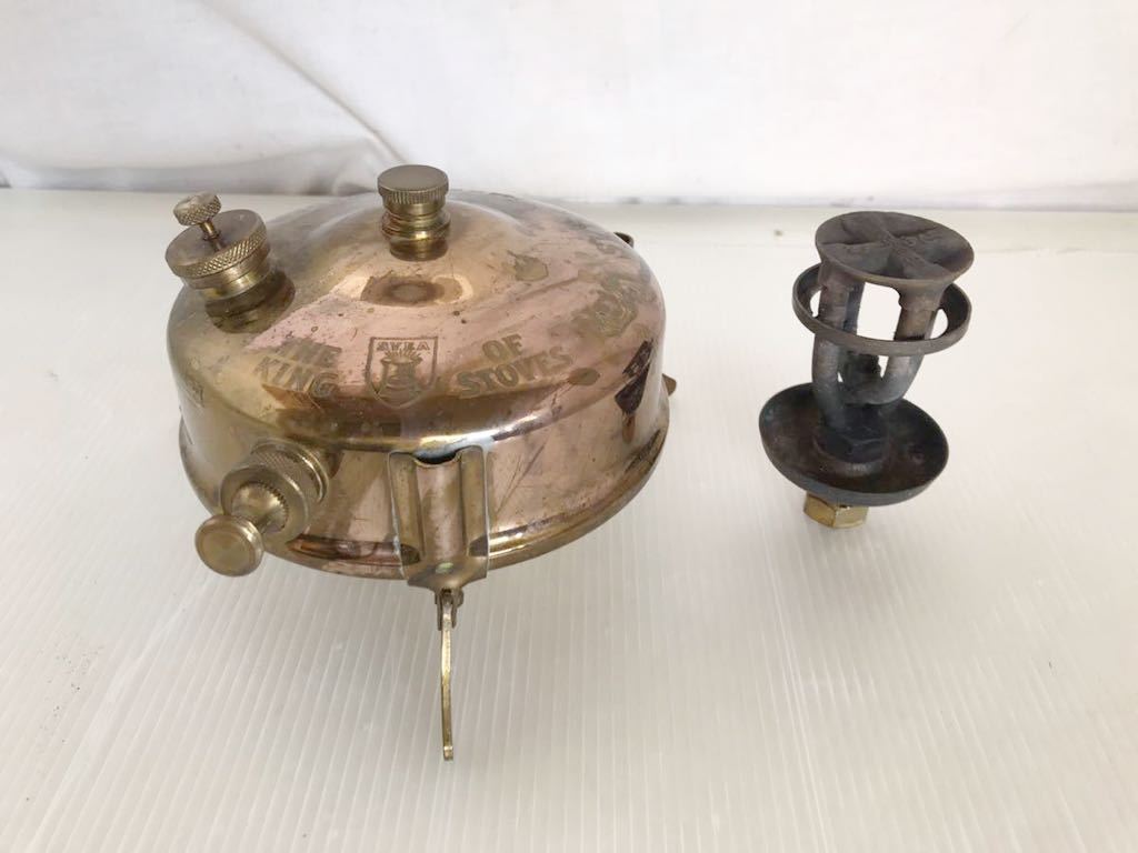 【G0651】シングルバーナー THE KING STOVES SVEA NO121 SWEDEN製　アンティーク　アウトドア用品