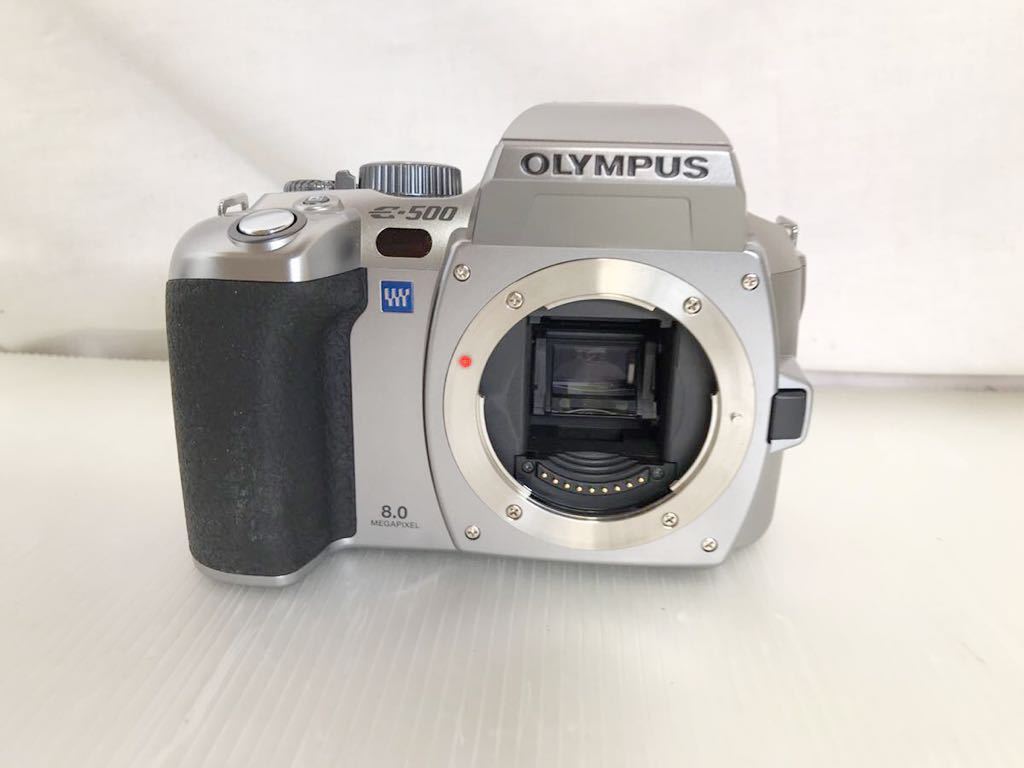 【G0688】OLYMPUS オリンパス　Digital SLR Ｃamera Ｅ-500 デジタルカメラ　デジタル一眼レフカメラ 　シルバー　箱入り未使用_画像6