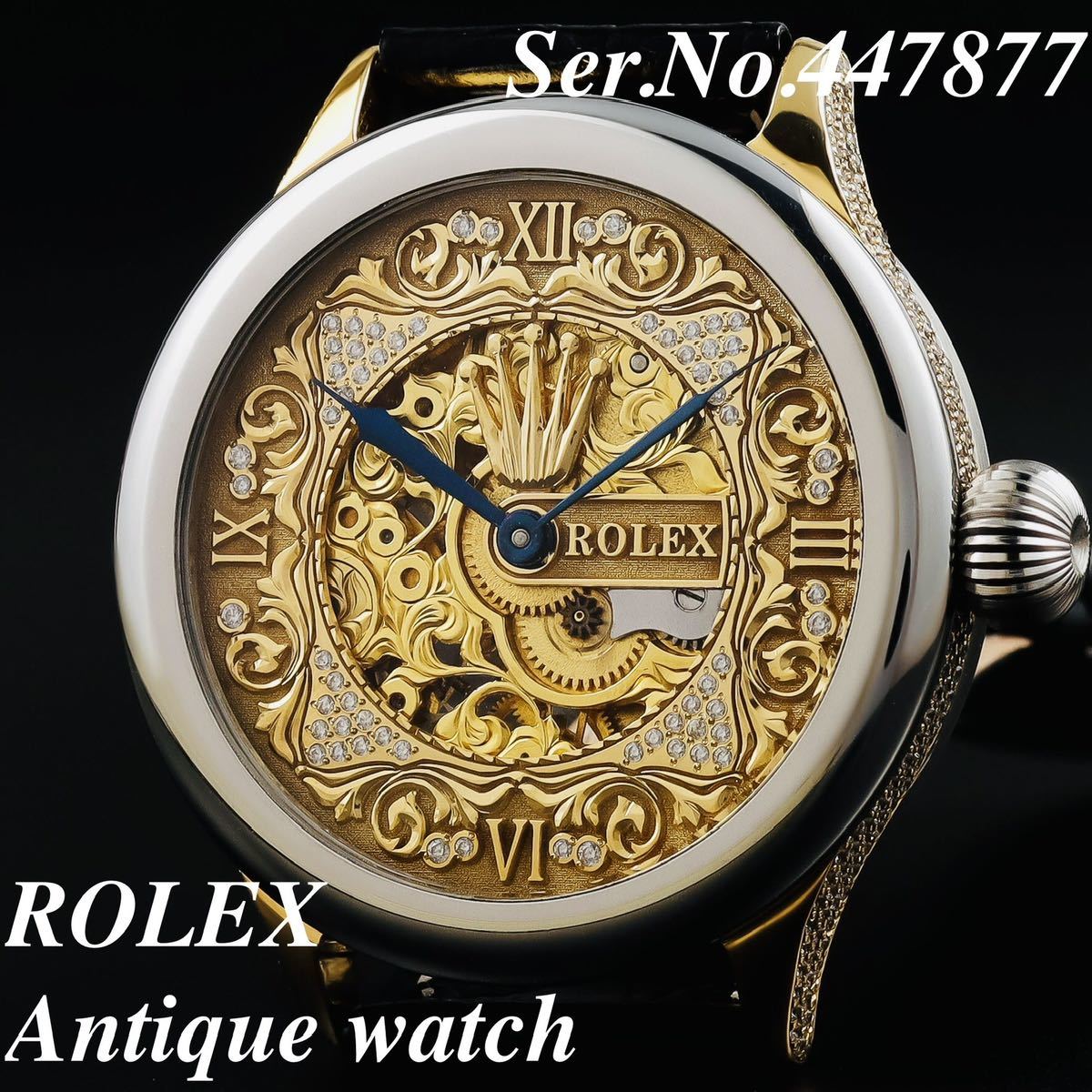 【Marriage Watch】ロレックス ROLEX アンティーク 手巻 ★スケルトン 腕時計 メンズ 豪華彫金 ヴィンテージ 高級 ブランド 希少 激レア_画像1