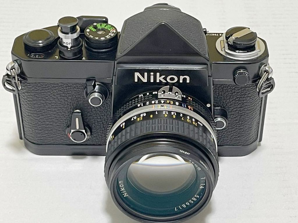 ふるさと納税 中古品 動作品 Nikon F2アイレベル ブラック レンズ付き