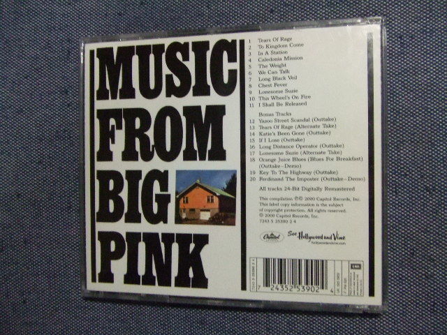 3★音質処理CD★ ザ・バンド/ ミュージック・フロムビッグピンク/THE BAND MUSIC FROM BIG PINKボブ・ディラン関連 ★改善度、多分世界一_画像3