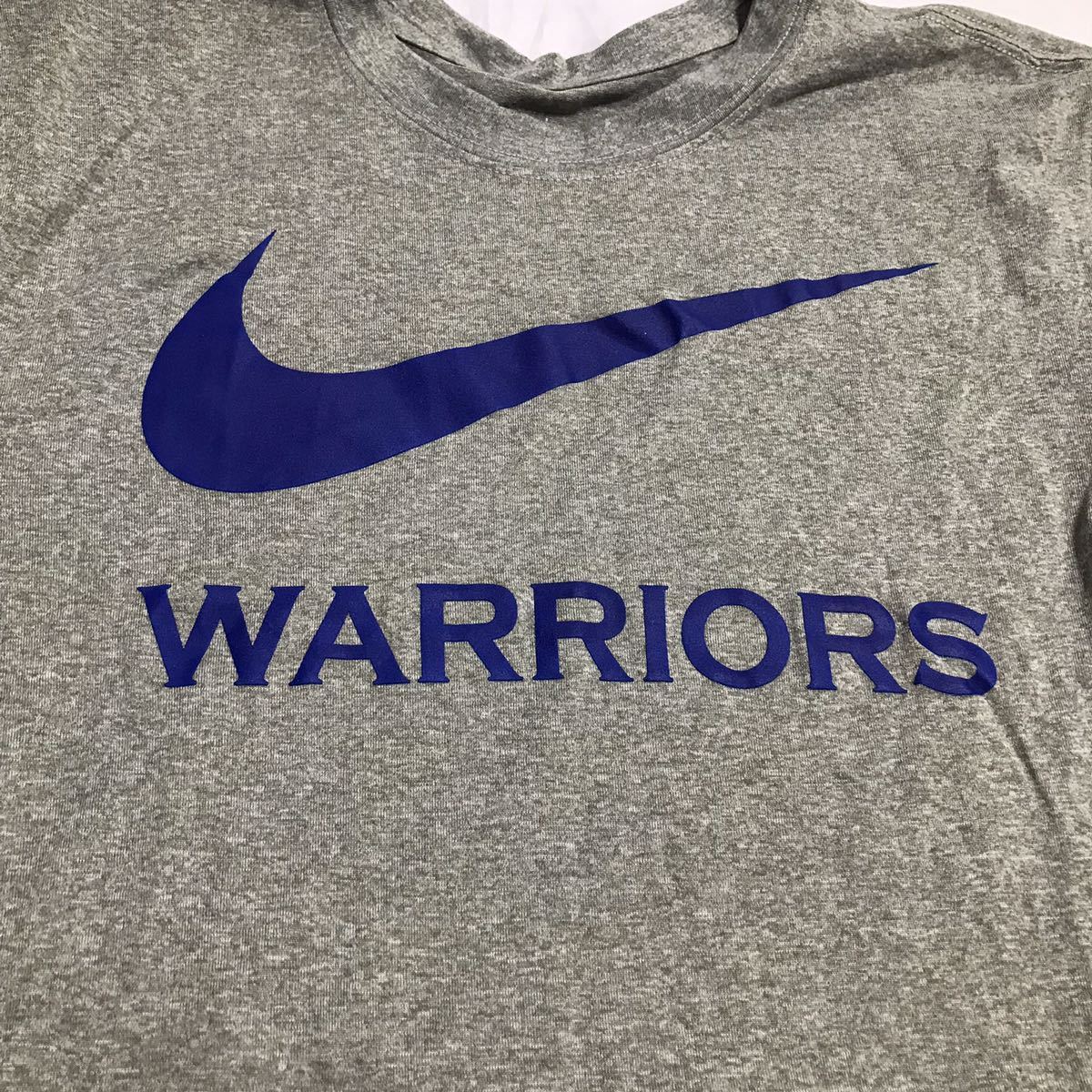 ナイキ NIKE × NBA ゴールデンステートウォリアーズ 半袖Tシャツ メンズ M 未使用 グレー バスケットボール スポーツ トレーニングウェア_画像8