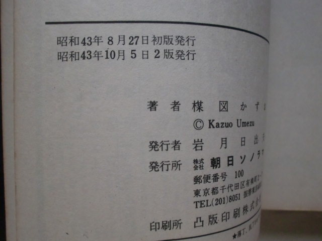 紅グモ　楳図かずお　サンコミックス　《送料無料》_画像6