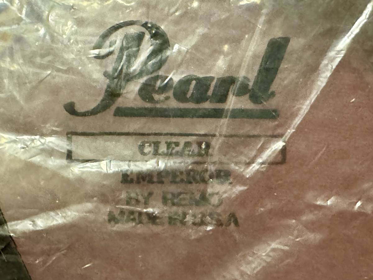 PEARL DRUM HEADS by REMO/8インチ！CLEAR/EMPEROR/BY REMO MADE IN U.S.A. JUNK！！_画像2