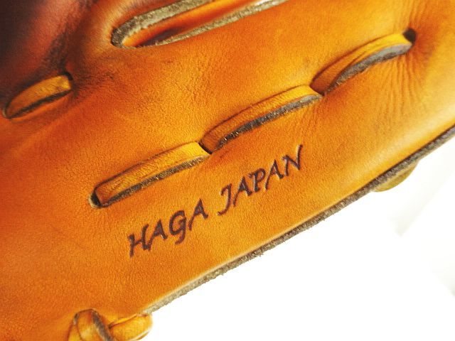 Mizuno Pro MAJOR QUALITY ORDER ミズノプロ グローブ グラブ HAGA JAPAN 波賀ジャパン 耕作 現状品 人差し指先端から手首約29cm ★2582 _画像7