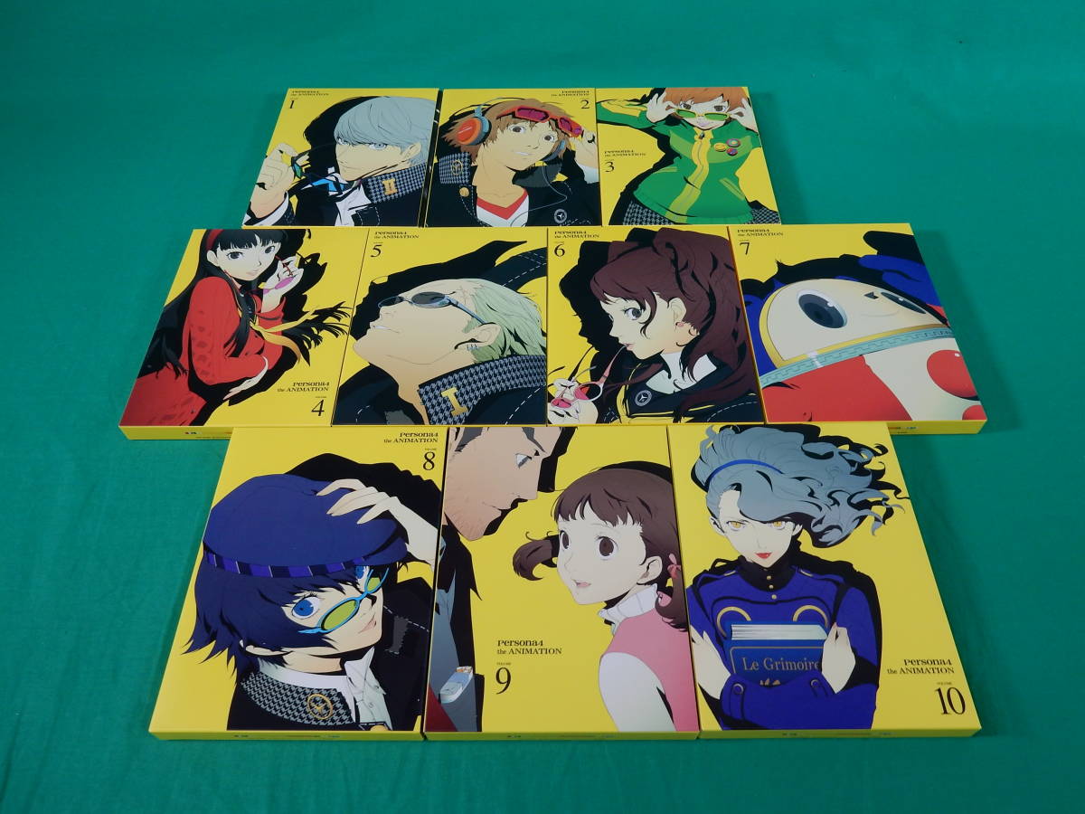 80/L430☆アニメBlu-ray☆Persona4 The Animation Vol.1～10:全10巻