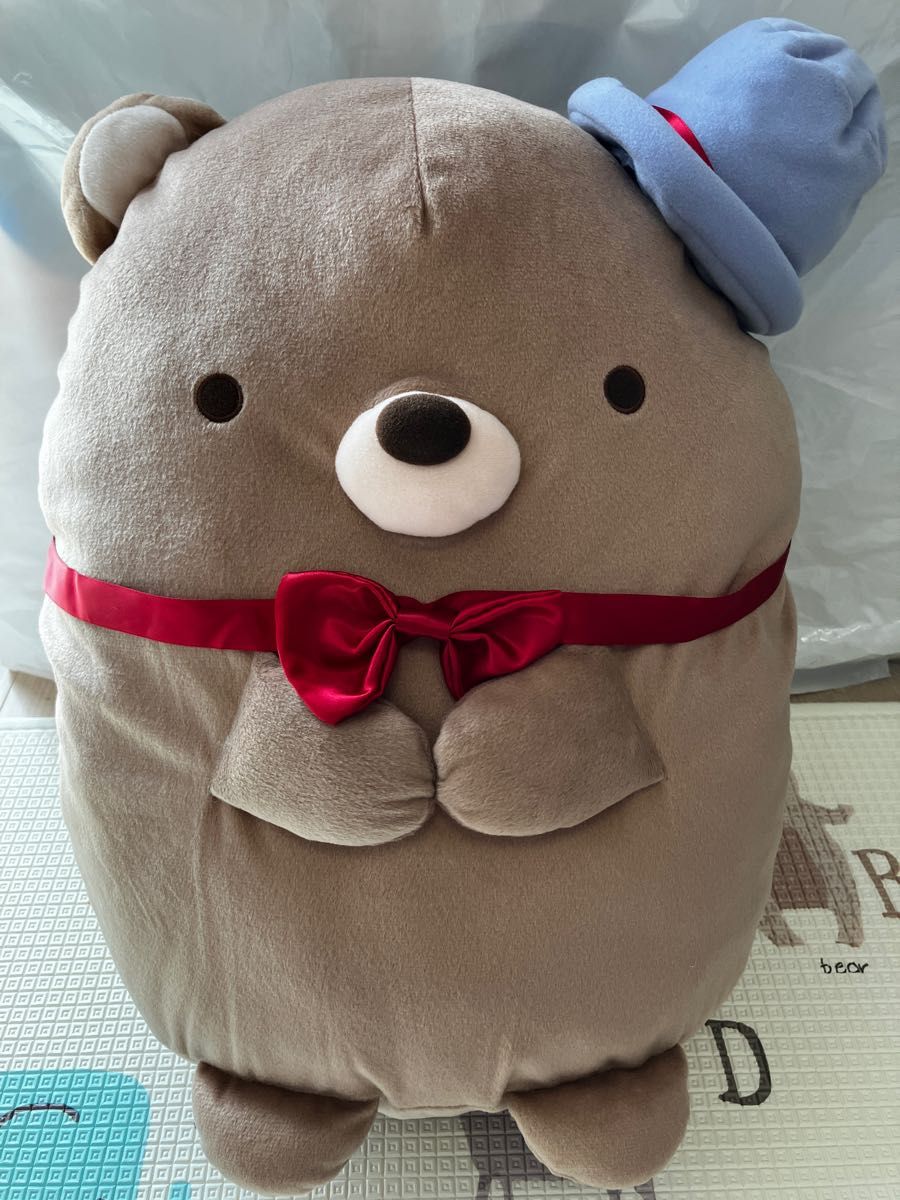 すみっコぐらし ぬいぐるみ くま工場長 XLサイズ|Yahoo!フリマ すみっコぐらし ぬいぐるみ くま工場長 XLサイズ|Yahoo!フリマ