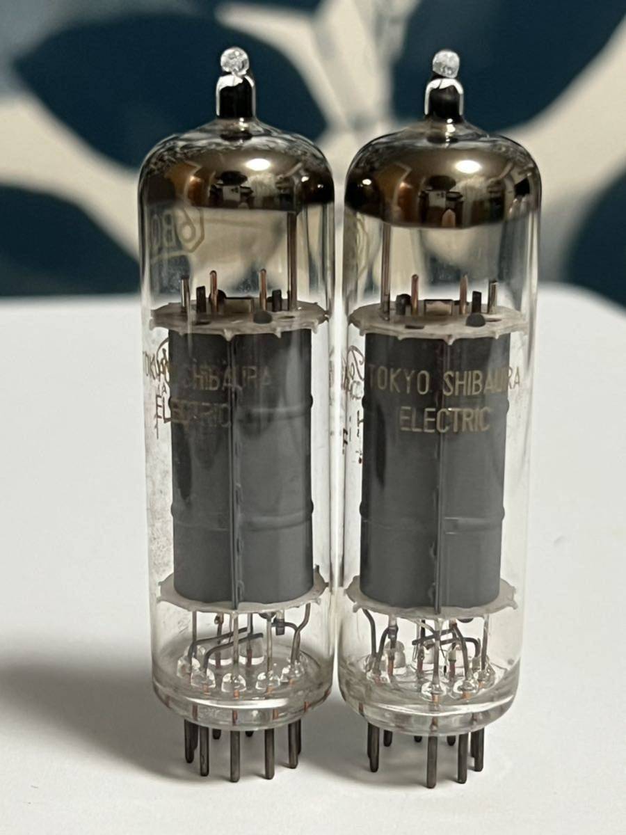 国産品 2本 6BQ5 東芝 あまり使われてないと推測 真空管 試験済み Hi