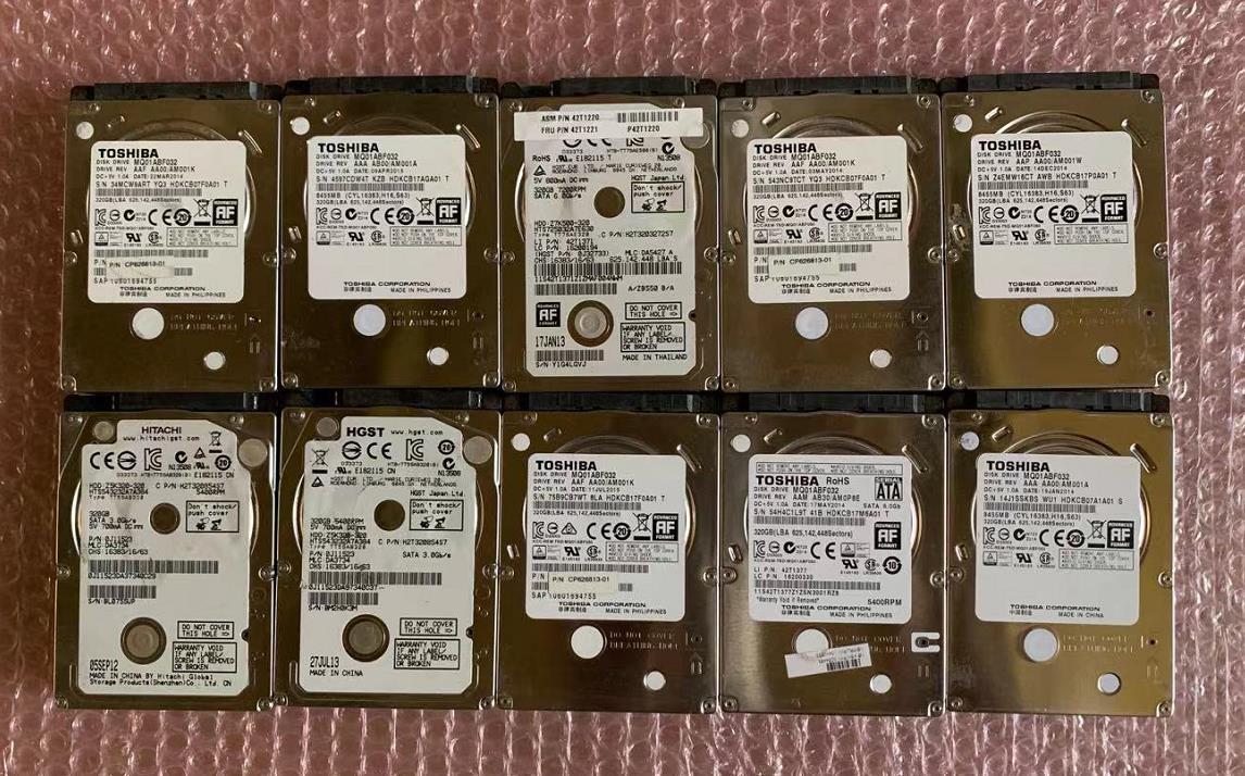 品質は非常に良い SATA HDD 各メーカー 即日発送 320GB 100個セット