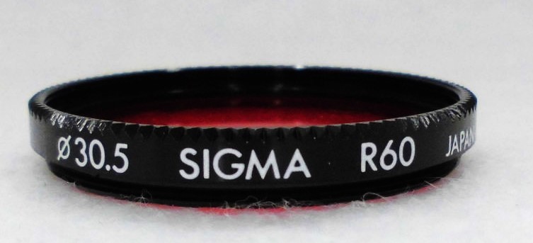  レンズフィルター φ30.5mm シグマ SIGMA ND4X R60 Y52 O56　4種 カラーフィルター 現状品_画像2