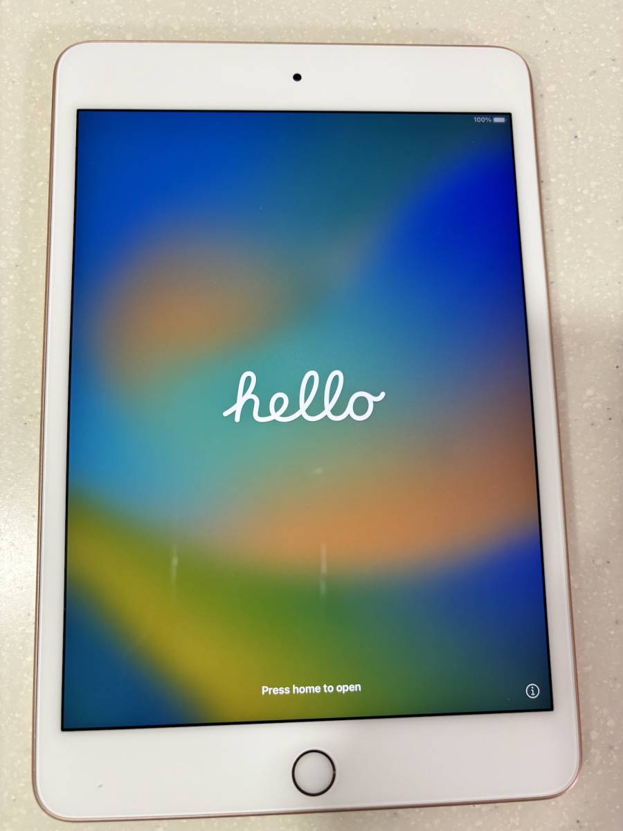 Apple iPad mini 5☆Wi-Fi 256G 第5世代 ゴールド MUU62J/A☆ 中古美品