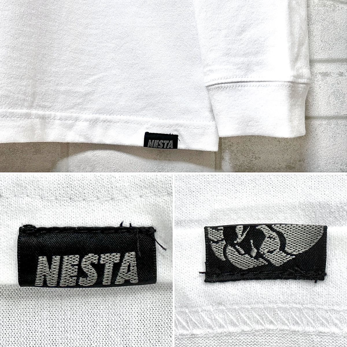 ☆未使用タグ付き☆NESTA BRAND ビッグプリント ロングスリーブTシャツ_画像9