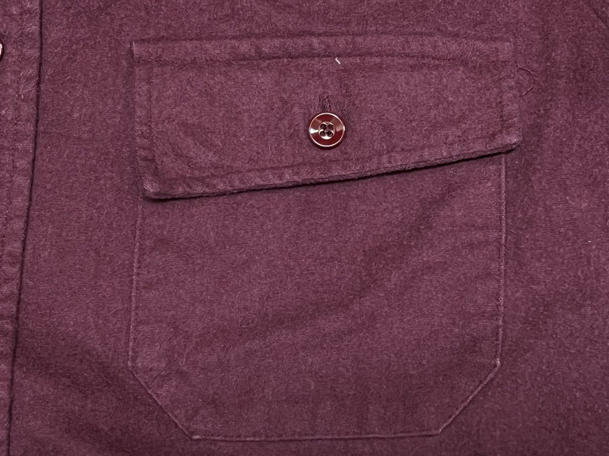 USA古着 80's〜90's L.L.Bean フランネルシャツ CHAMOIS CLOTH SHIRT made in U.S.A アメリカ古着 vintage shirt 長袖シャツ　plywood04_画像6