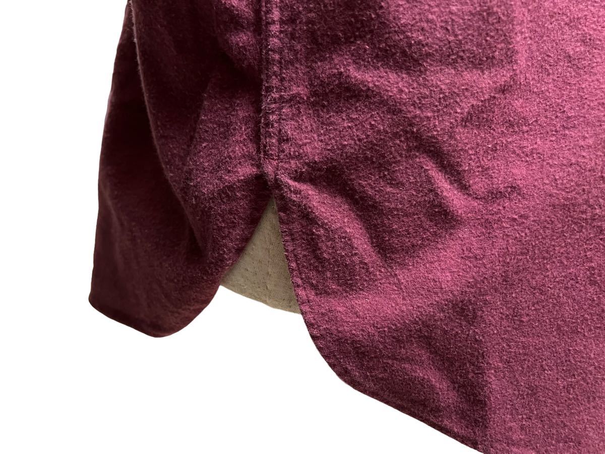 USA古着 80's〜90's L.L.Bean フランネルシャツ CHAMOIS CLOTH SHIRT made in U.S.A アメリカ古着 vintage shirt 長袖シャツ　plywood04_画像5