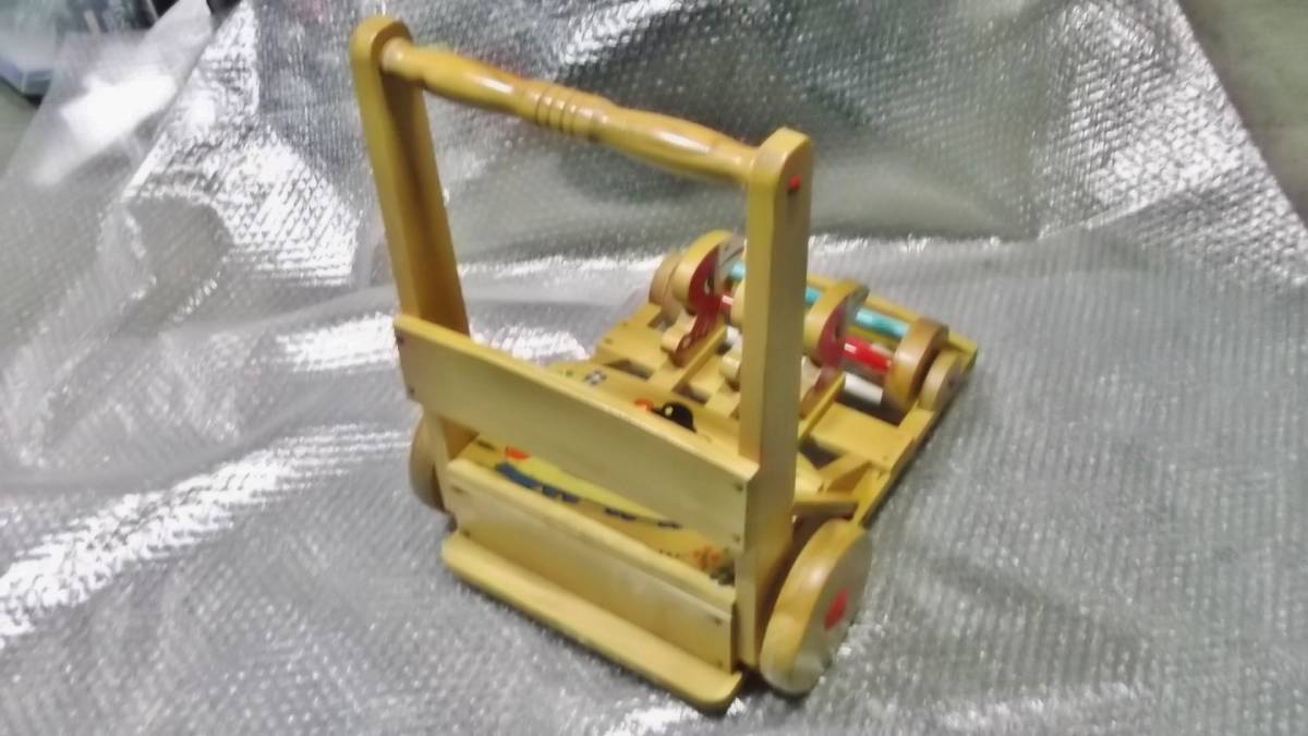  wooden handcart clattering .... baby Showa Retro Vintage 