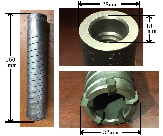 ■□ 未使用 ドリルピット MIYANAGA ミヤナガ 径32mm 鉄鋼用 硬質 小難あり / 研磨 切断 機械工作 特殊工具 □■ 発送 レターパック520円_画像10