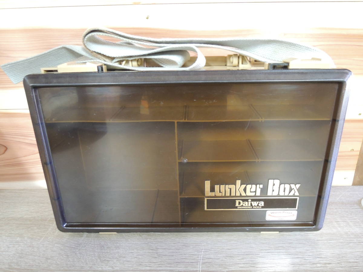 当時物 DAIWA Lunker Box ダイワ ランカーボックス DT-80 オールド タックルボックス 釣具 ルアーケース_画像1