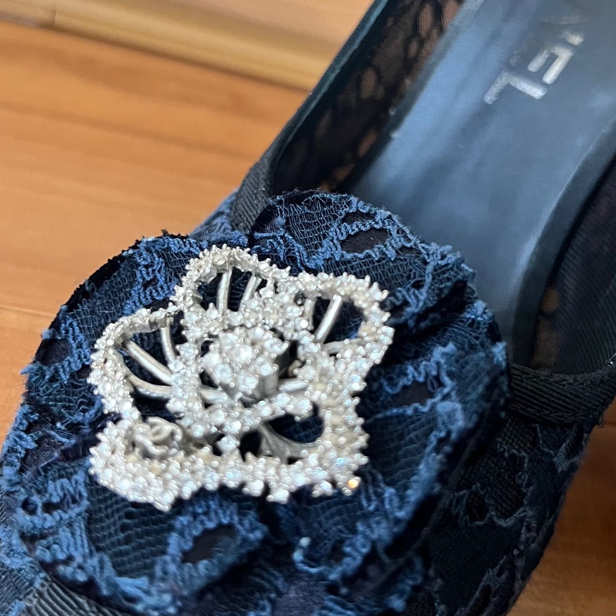 サイズ36 5 フラワービジューハイヒールパンプス CHANEL サイズ36 5 フラワービジューハイヒールパンプス CHANEL