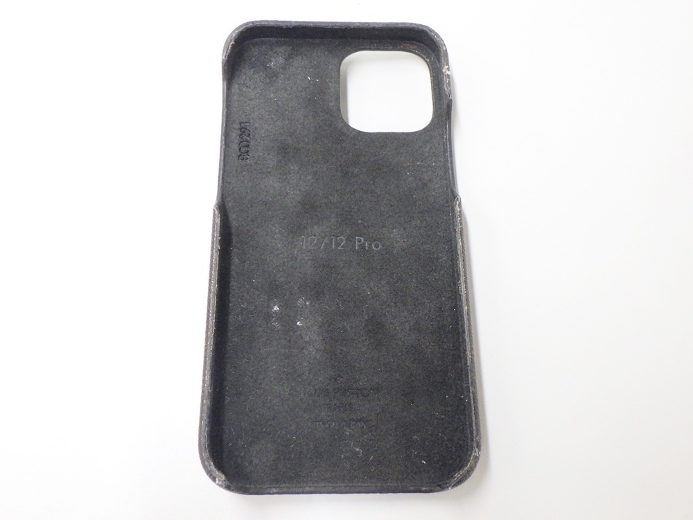 B23-8 LOUIS VUITTON ルイヴィトン M69782 バンパードーフィーヌ iPhone12 12Pro用ケース モノグラム スマホ スマートフォンケース 中古_画像6