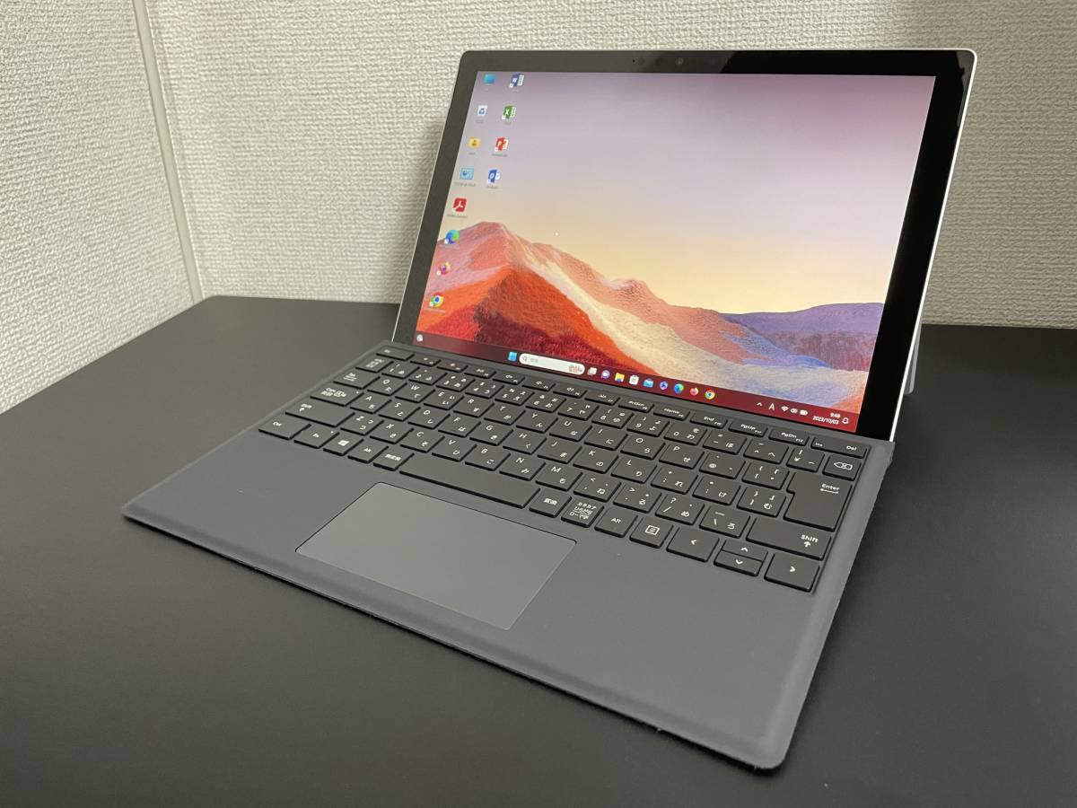 絶品】 使用19時間！Surface Pro7 専用タイプカバー Surfaceペン付き