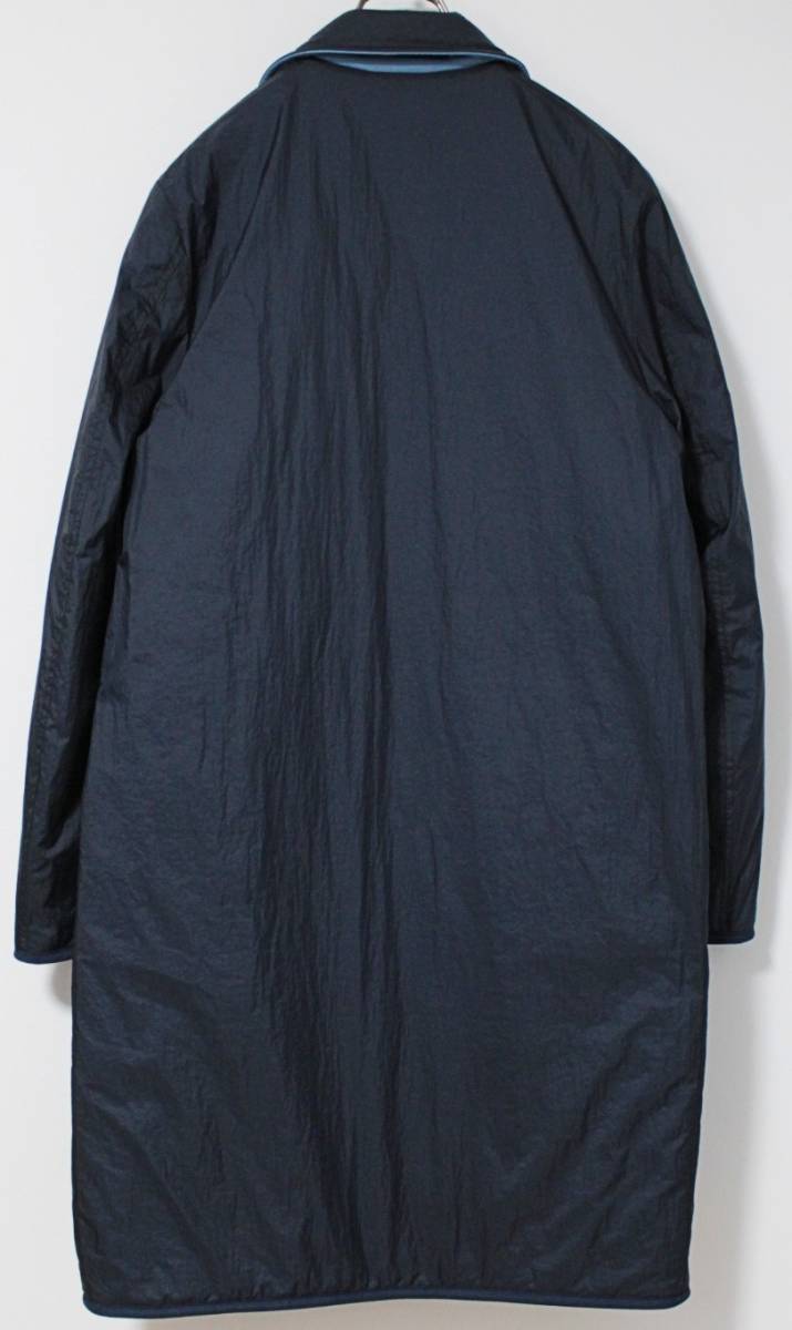 新品 ポールスミス イタリア製 リバーシブル オリジナルキルティング中綿コート 大きめS 紺青系　Ｋ2603