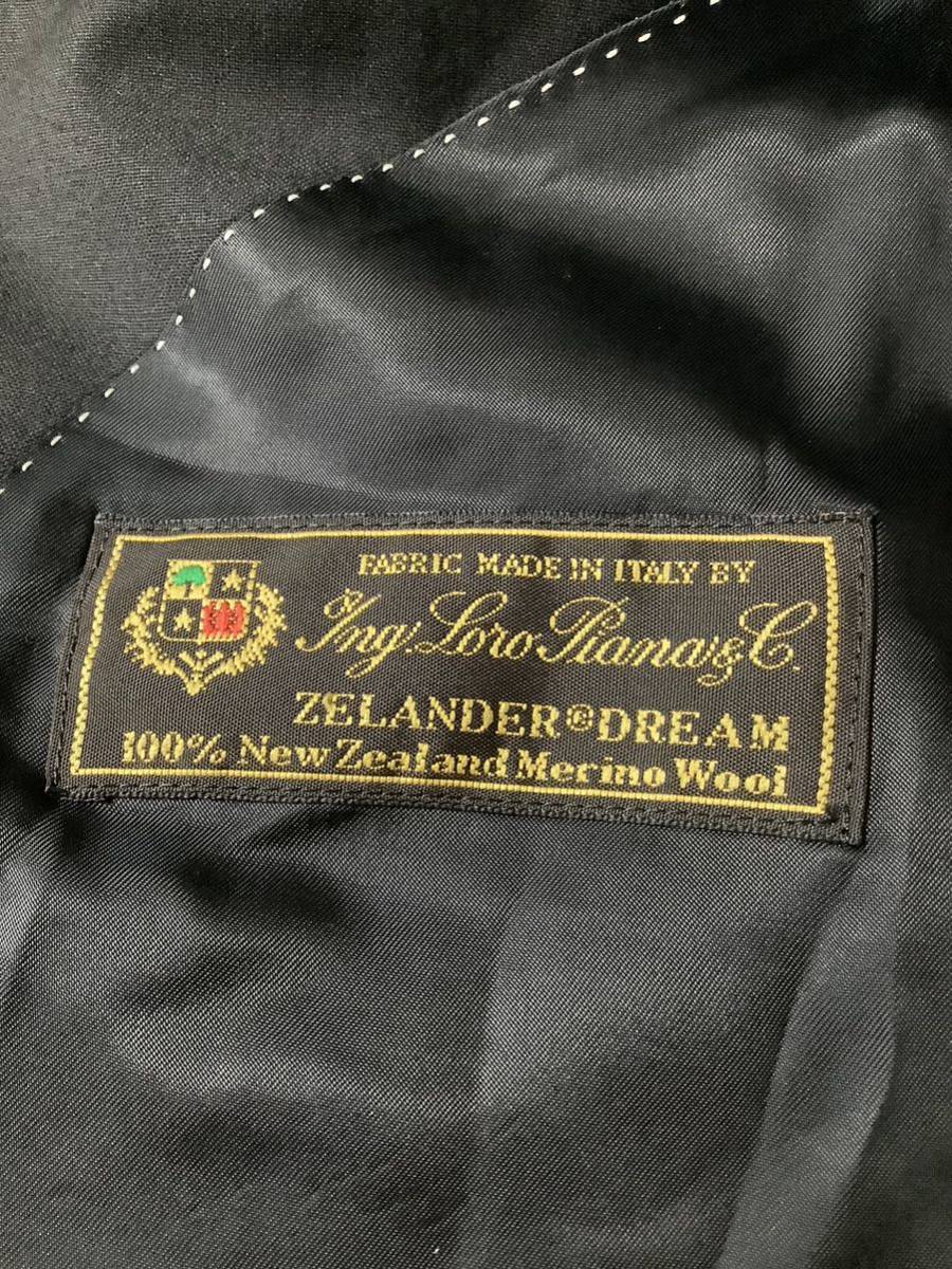 TROJAN トロージャン　イタリア製　ウールジャケット　スーツ　ブラック　メンズ　セレクト　古着　紳士服_画像5