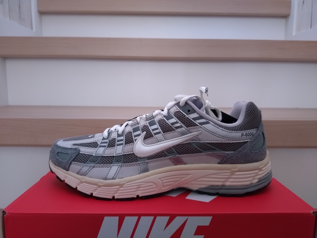 Nike P-6000 Flat Pewter Light Iron Ore Metallic Silver White us10.5 28.5cm FN7509-029 ナイキシルバー メタリック_画像1