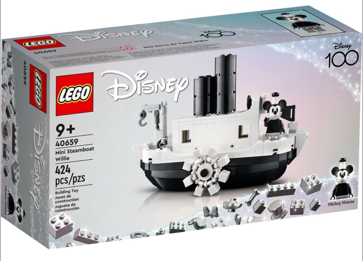 ディズニー　LEGO レゴ　40659 蒸気船ウィリー　ミッキー 
