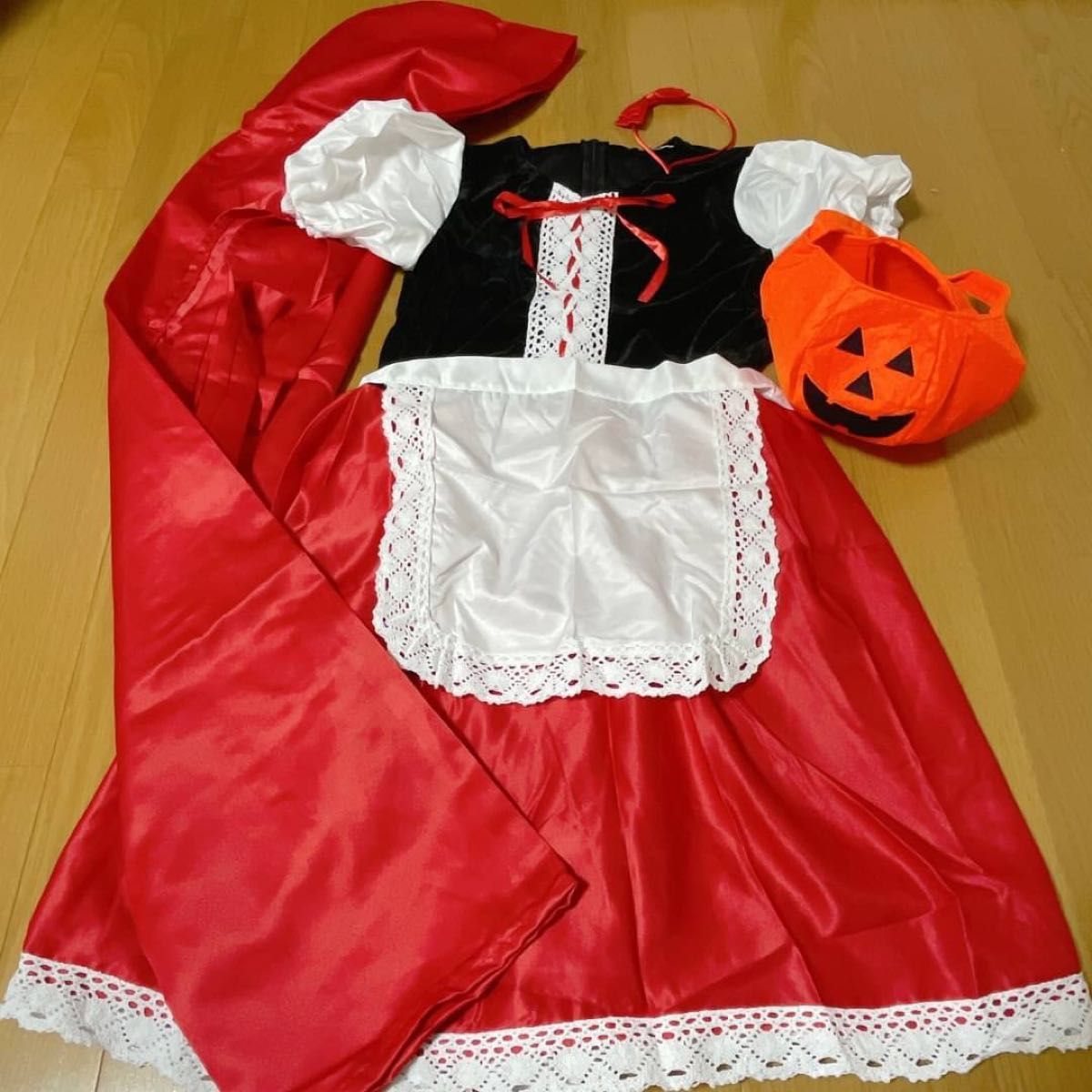 赤ずきんちゃん コスプレ 衣装 仮装 Halloween ハロウィン HELLOWEEN お遊戯 誕生日 イベント キッズ ベビー