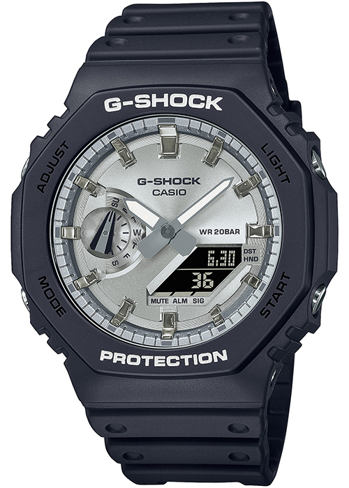 【新品未使用】G-SHOCK★GA-2100SB-1AJF★Metalic Dial(シルバーフェイス)★国内正規品★タグ付き★送料も安い_画像1