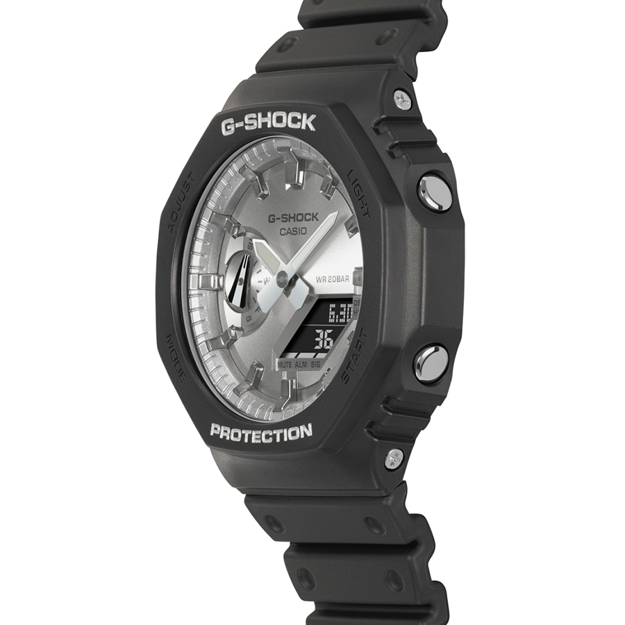 【新品未使用】G-SHOCK★GA-2100SB-1AJF★Metalic Dial(シルバーフェイス)★国内正規品★タグ付き★送料も安い_画像5