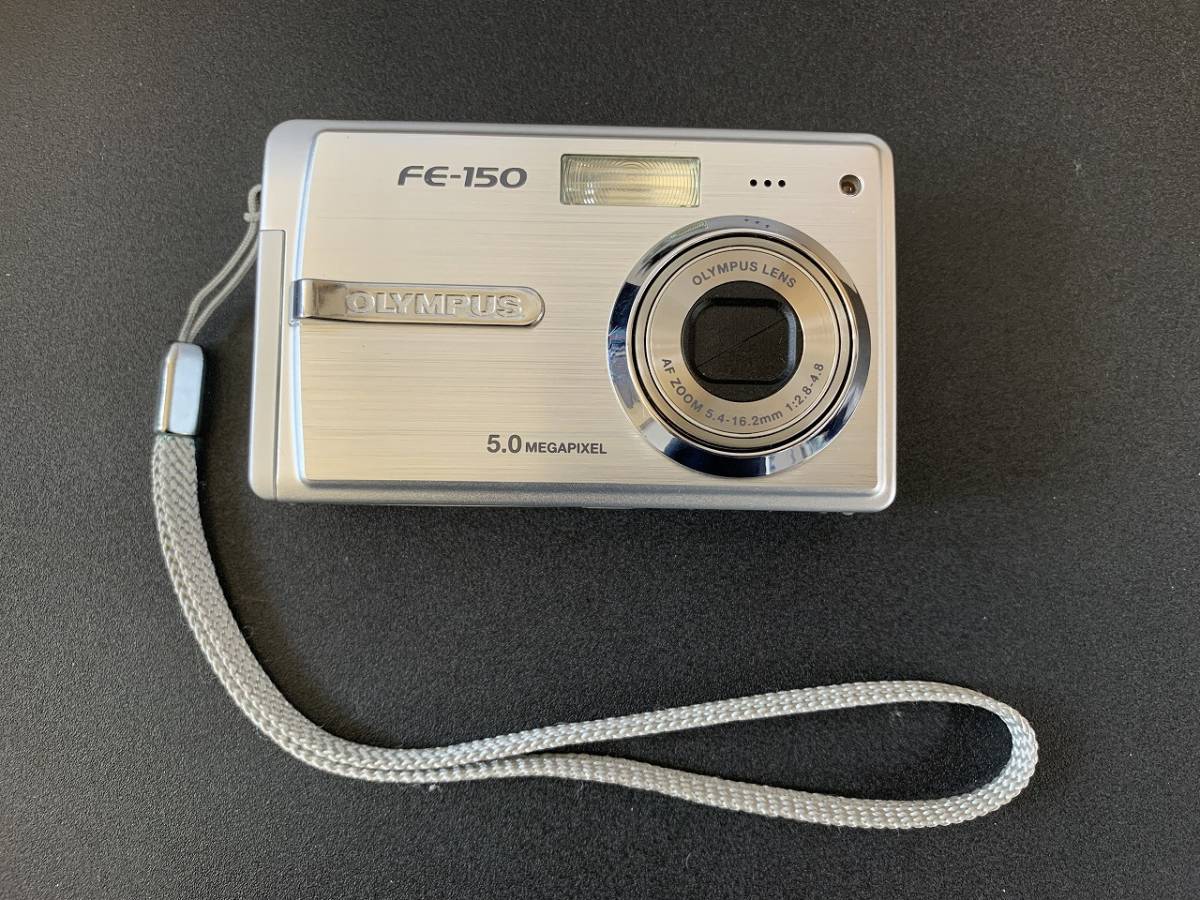 OLYMPUS オリンパス FE-150 コンパクト デジタルカメラ デジカメ カメラ ストラップ付き ①の画像1