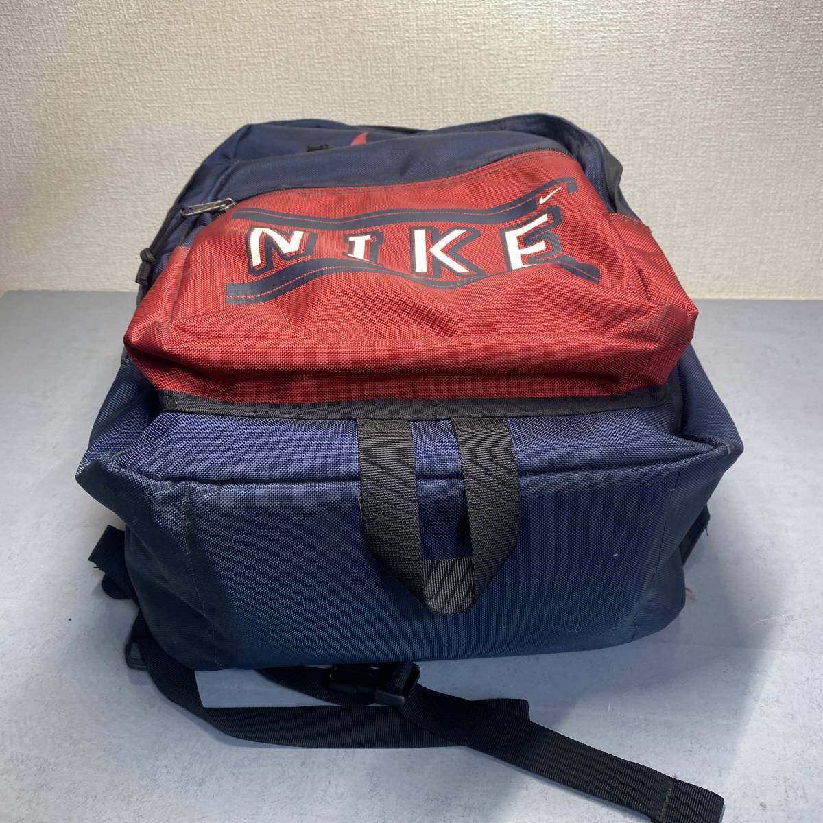 NIKE Vintage Nike backpack rucksack H8NIK navy beautiful goods 