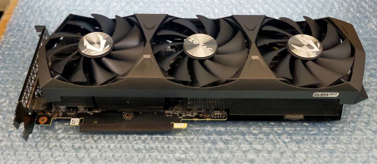 競売 送料込み・ジャンク： ZOTAC GeForce GAMING RTX3070Ti 8GB GDDR6