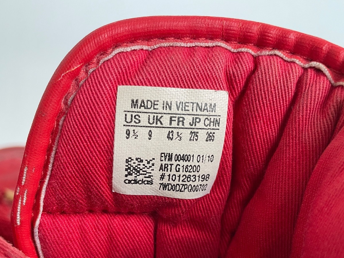 【USED】adidas FORUM FRM MID アディダス フォーラム ミッド スニーカー 27.5cm 赤 レッド_画像6