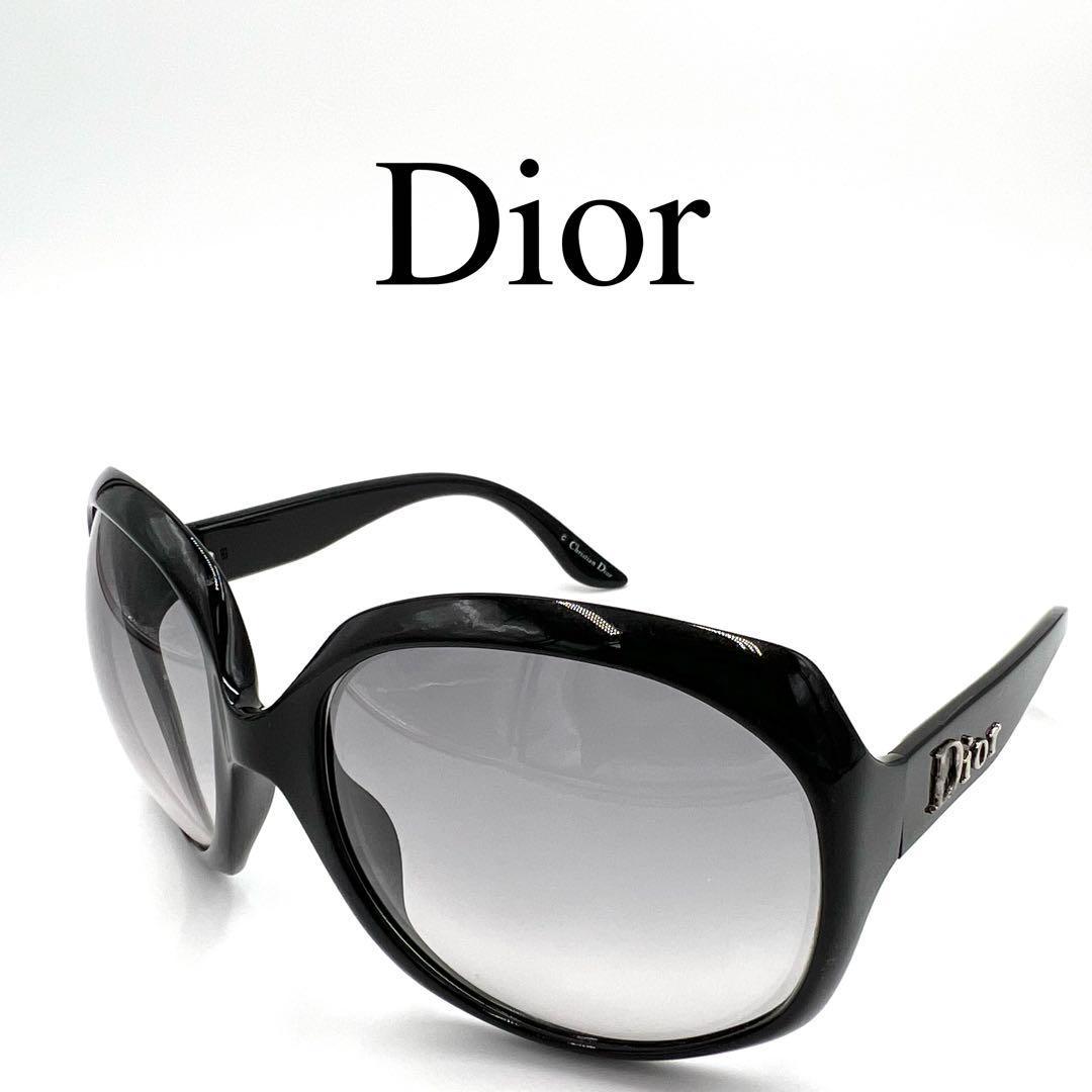 素晴らしい Dior ディオール サングラス オーバル型 サイドロゴ