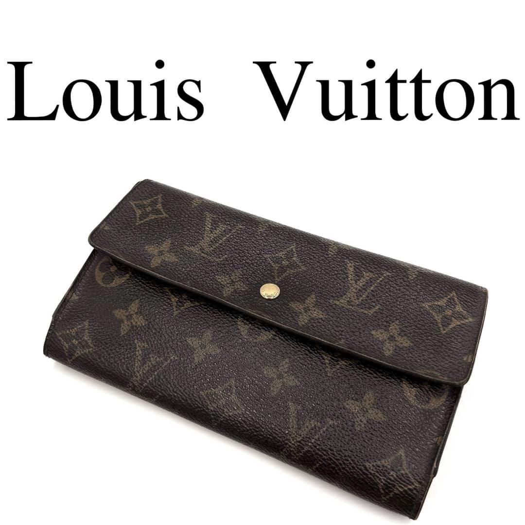 Louis Vuitton ルイヴィトン 長財布 モノグラム 総柄 LVロゴ