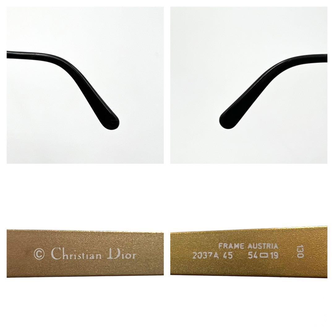 希少 Christian Dior ディオール 眼鏡 度入り CDロゴ ケース付_画像6