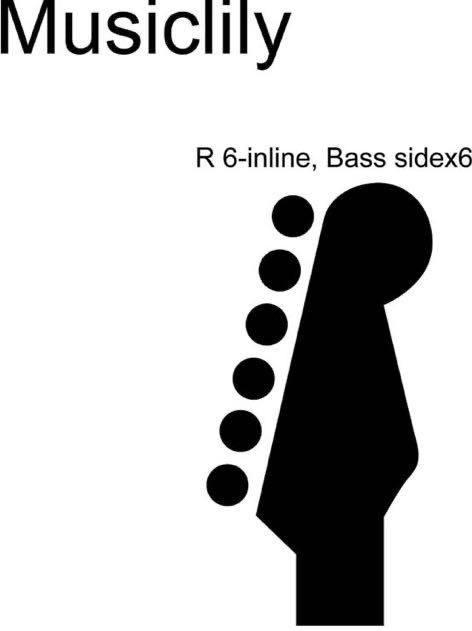 896(訳あり品　Musiclily Pro ビンテージ スタイル 6連ギター ロック式ペグ スクワイアクラシックバイブストラト/テレキャスター用_画像3