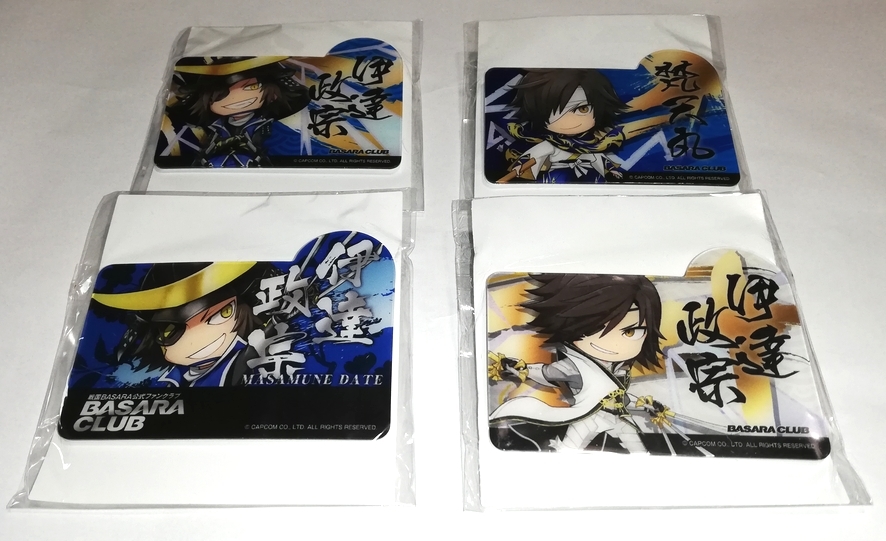 戦国BASARA 伊達政宗グッズまとめ セット ネームバッジ アクリルキーホルダー アクリルスタンド 缶バッジ ピンズ等 ファンミ バサラ祭 CLUB_画像2