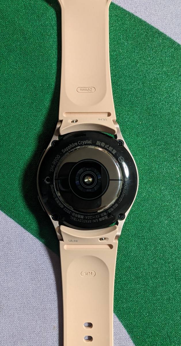SAMSUNG Galaxy Watch5 40mm SM-R900NZDABRI Pink Gold 交換用バンド1点付き_画像5