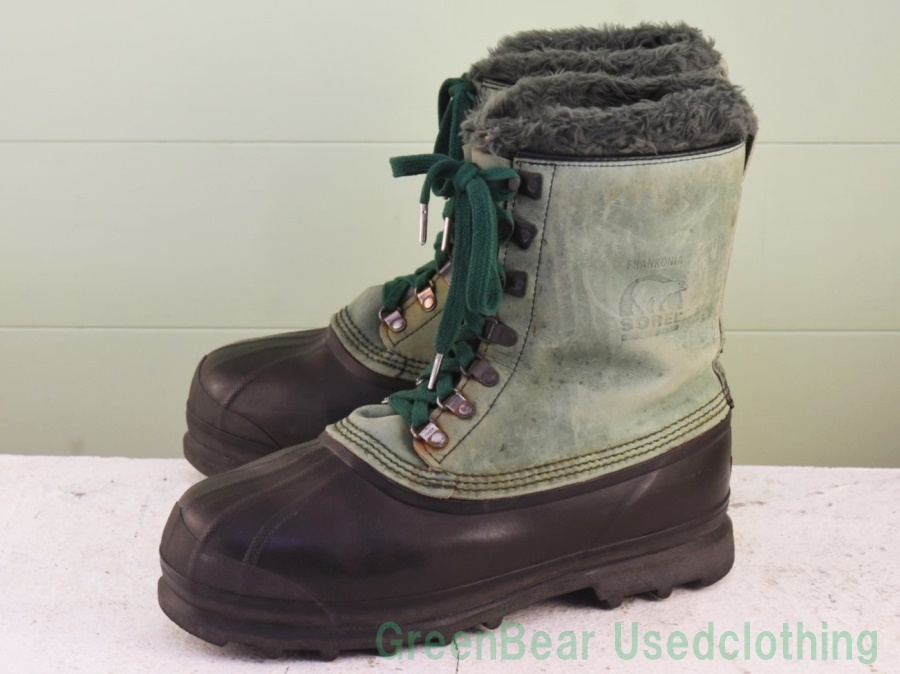 Y150* Canada производства soreruSOREL Vintage боты winter ботинки хороший тест зеленый мужской 30cm