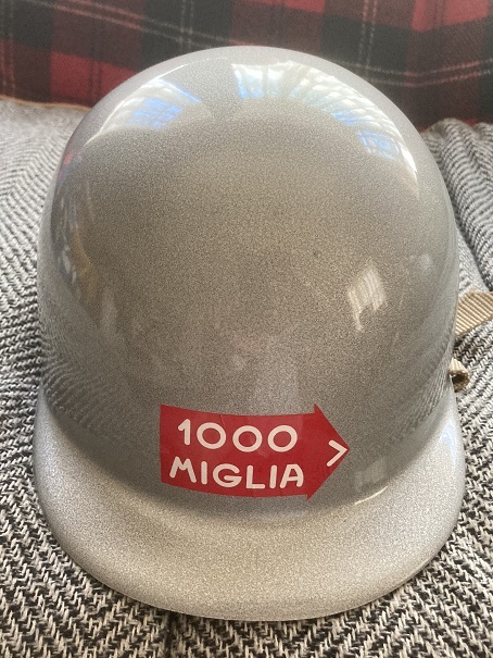 本物●1000MIGLIA【ミッレミリア】参加者記念 伊Ma.Ro製ヘルメット 展示のみの美品 クラシックラリー レア_画像1