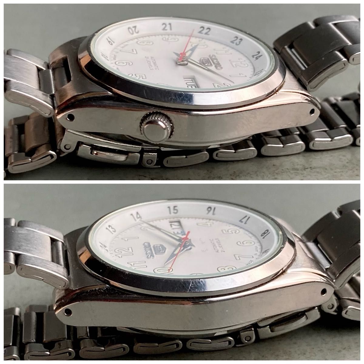 動作品】セイコー 5 SEIKO ファイブ 腕時計 2008年 自動巻き 動作品】セイコー 5 SEIKO ファイブ 腕時計 2008年 自動巻き